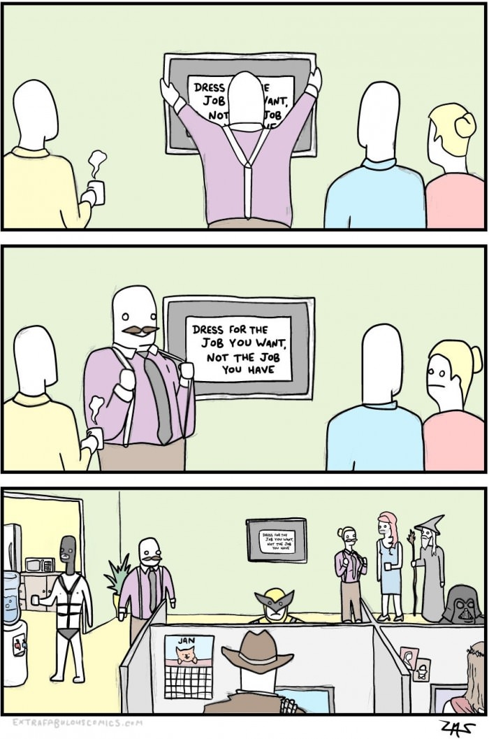 New dress code at work