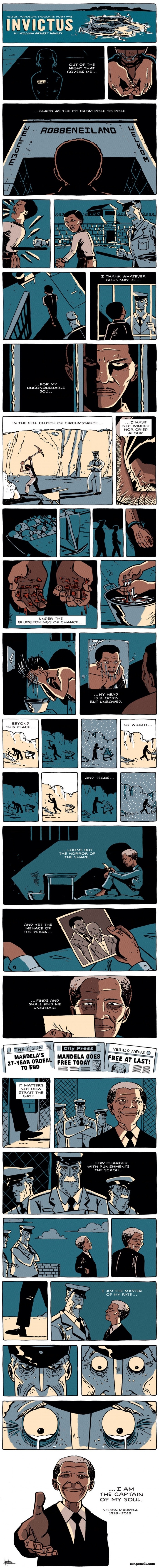 Comic tribute to Mandela