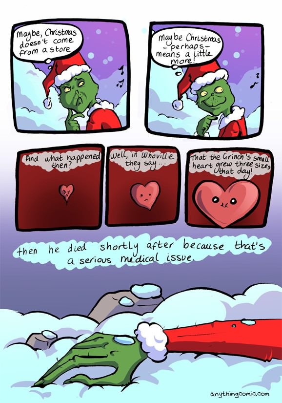 How xmas stole the Grinch