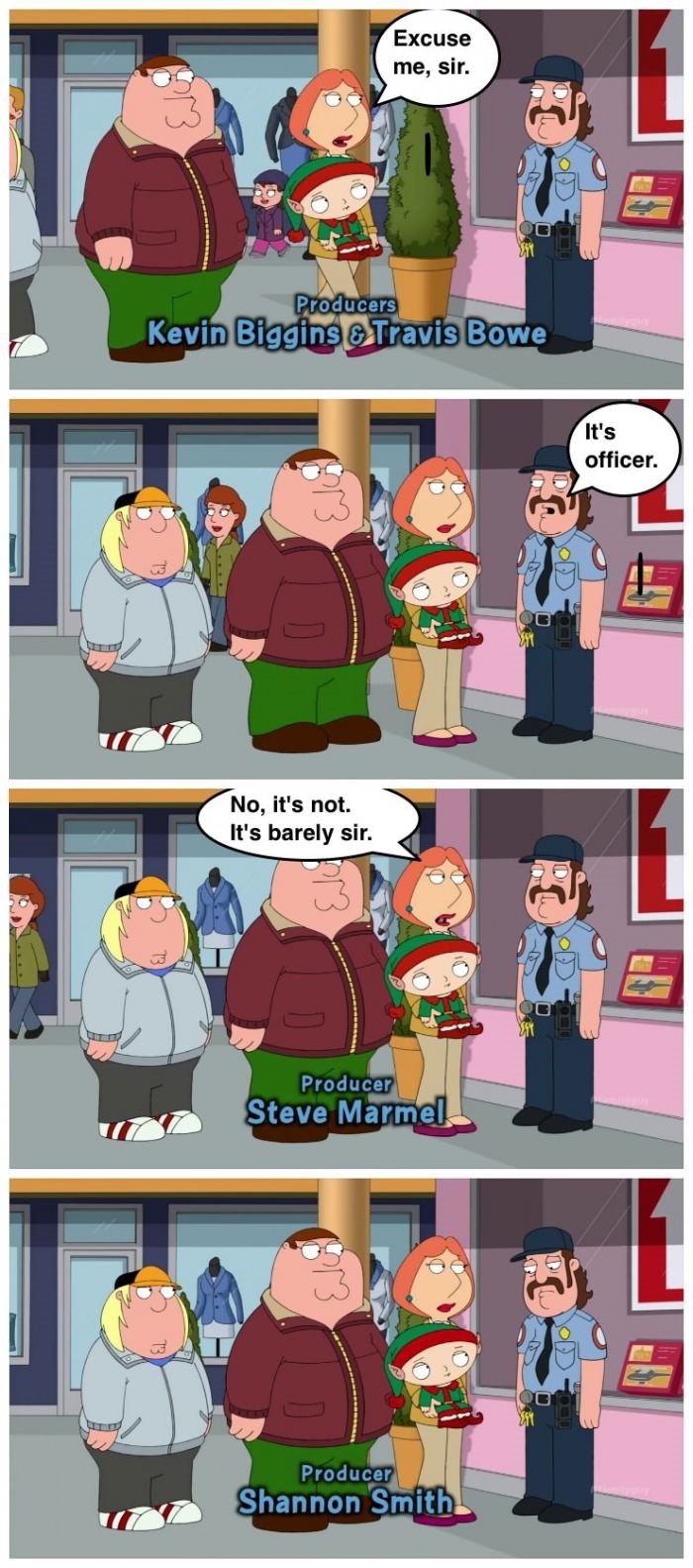 Being honest with mall cops