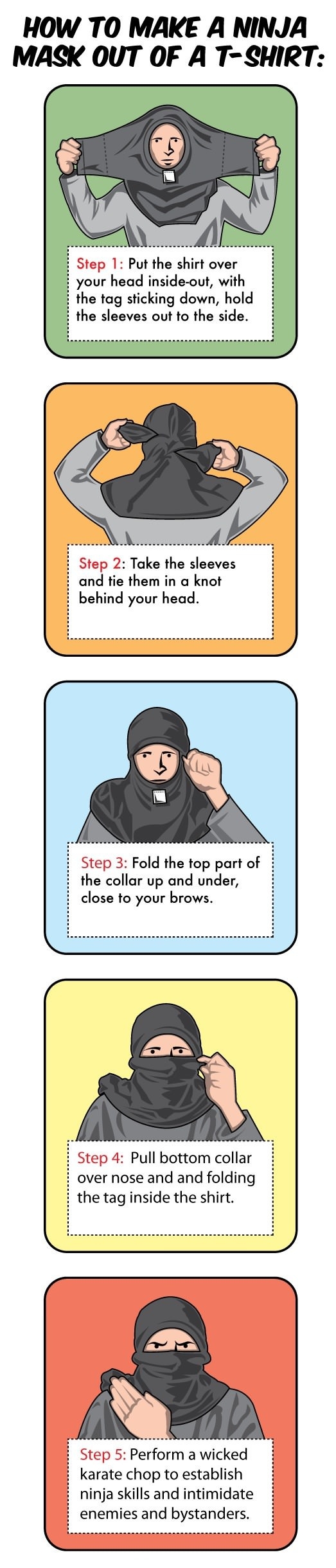 How to make a ninja mask