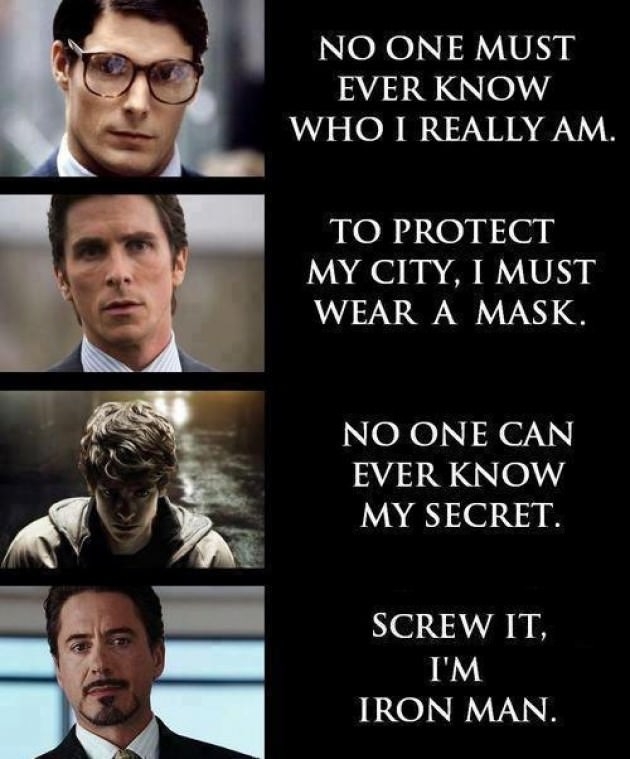Iron Man defines us