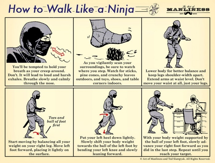 Walk like a Ninja!