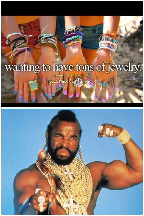 Wanting more jewellery