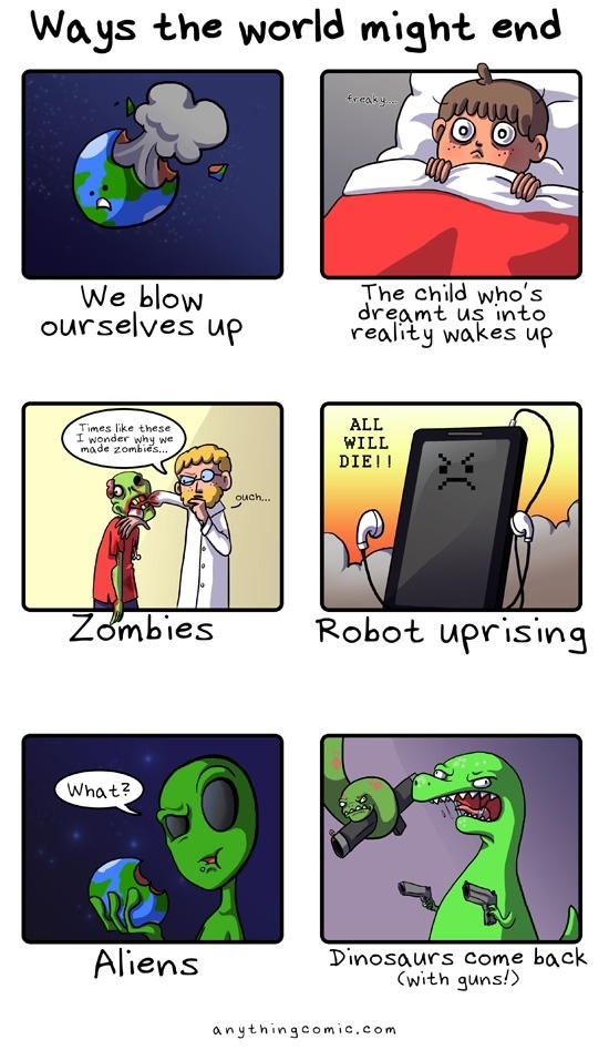 Ways the world might end