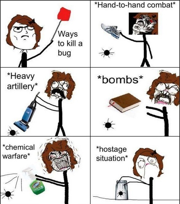 Ways to kill a bug
