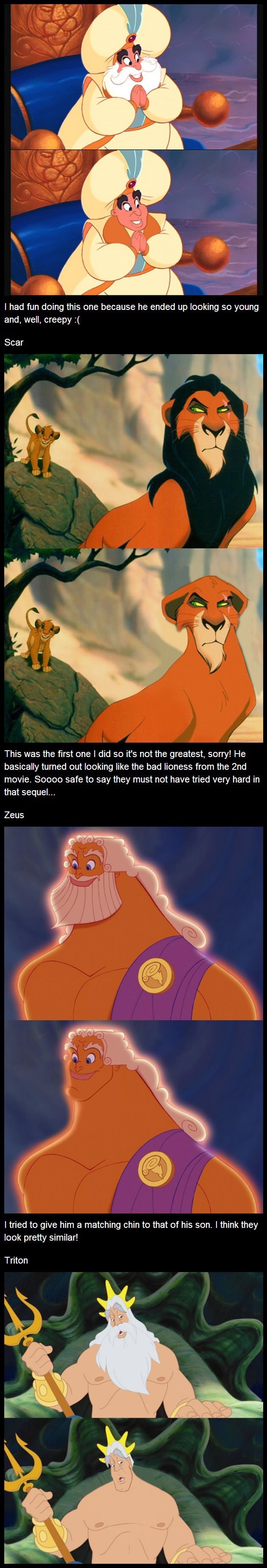 Disney dudes without beards