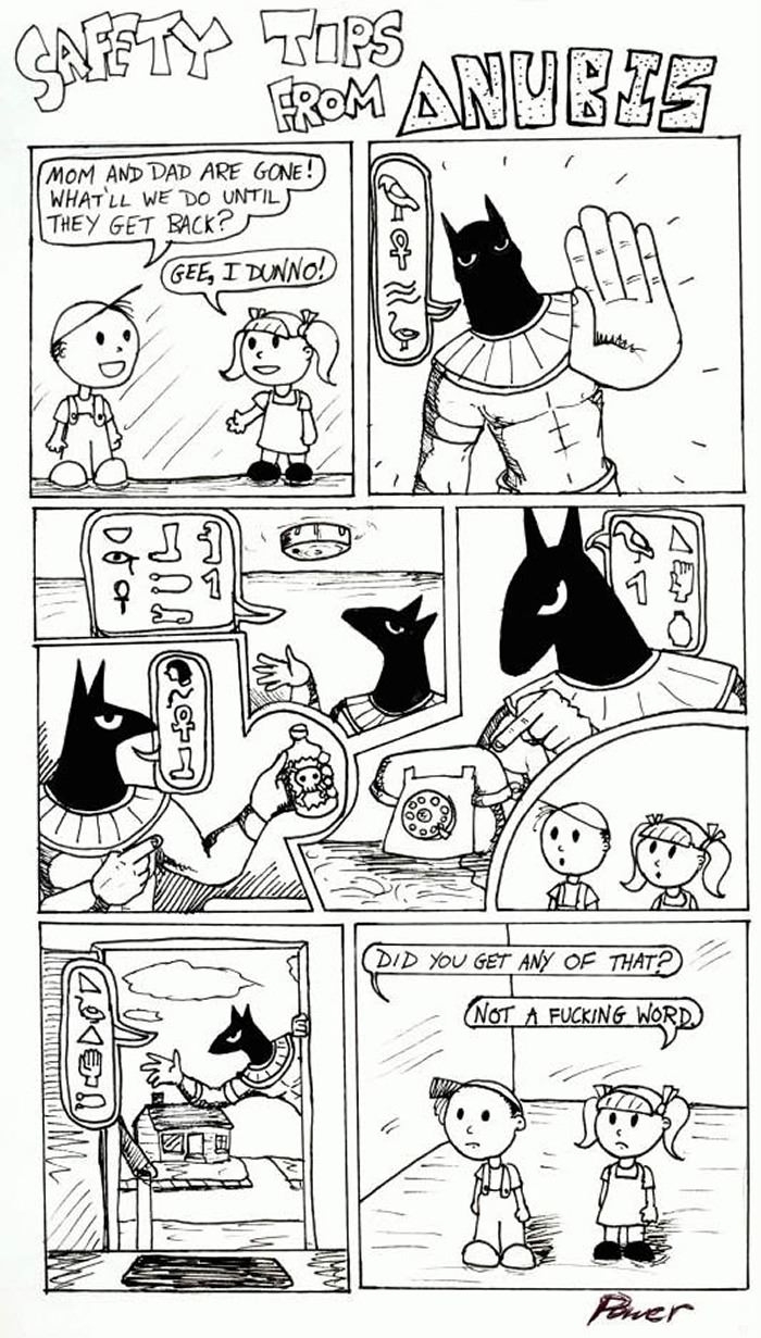 Safety tips from Anubis