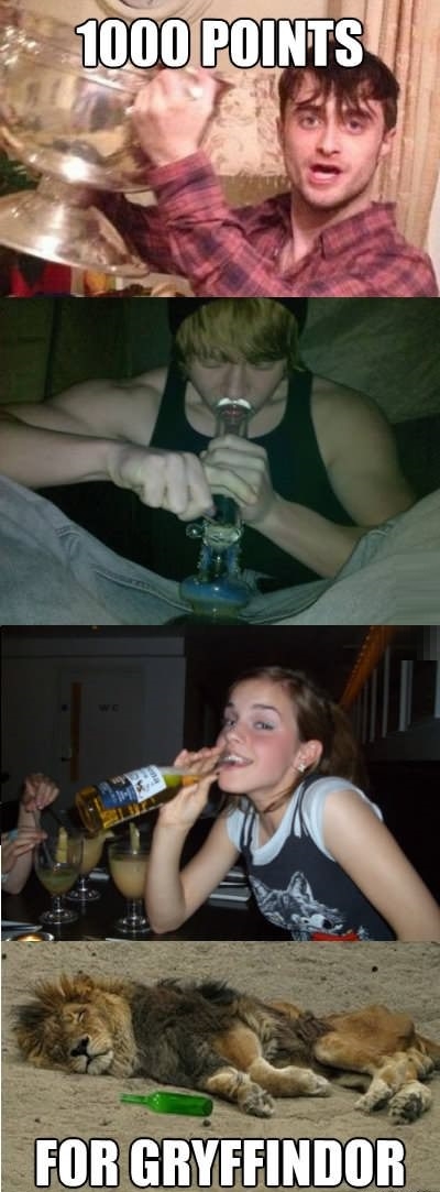 The drunk trio