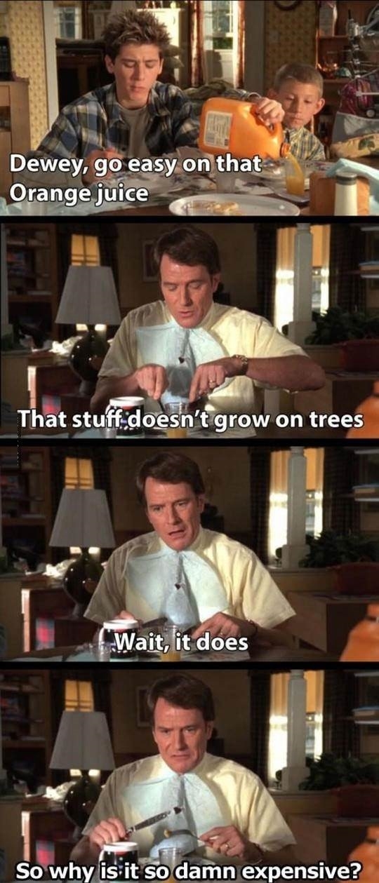 Why's orange juice expensive?