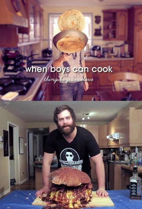When boys can cook