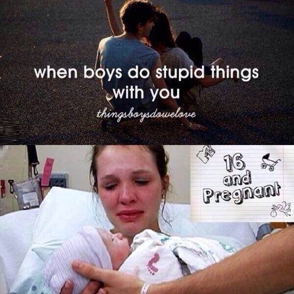 When boys do stupid things