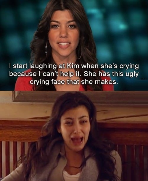When Kim Kardashian cries