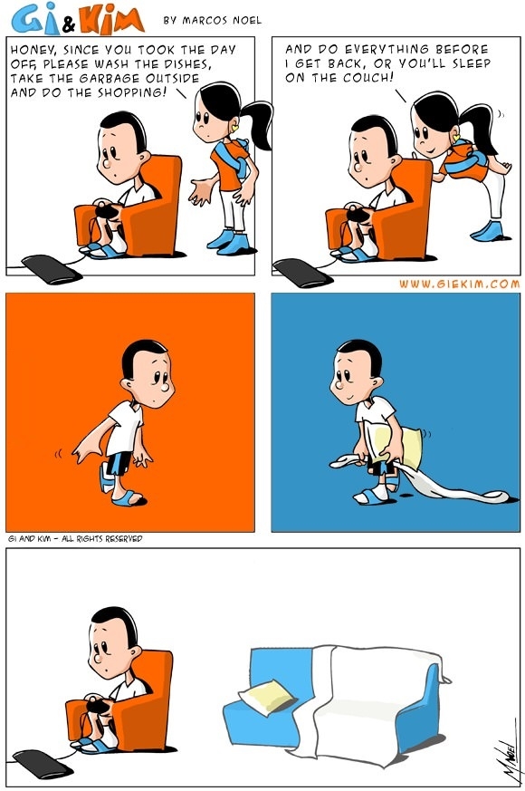When men take a day off
