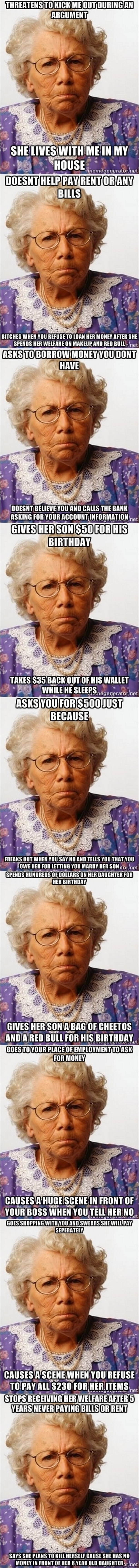Annoying mother-in-law