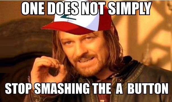 Trying to catch a Pokémon