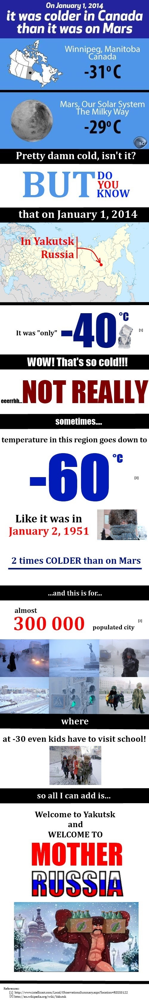 What is really cold?
