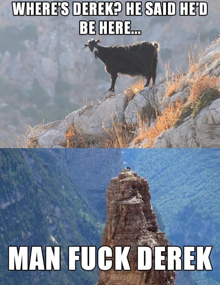 Where's Derek?