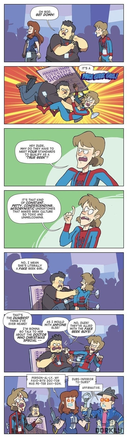 Invasion of fake geek girls