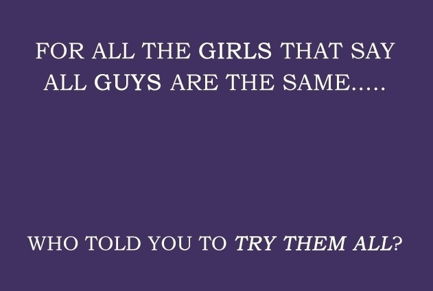 Who told you?