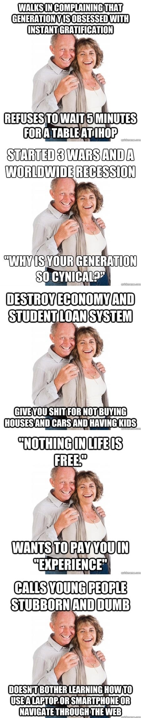 Scumbag baby boomers