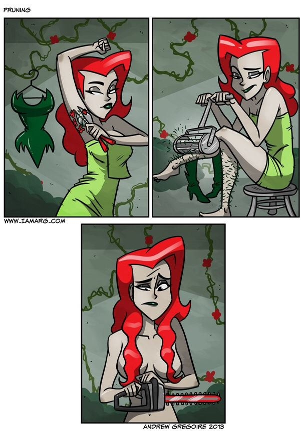 Trimming weeds