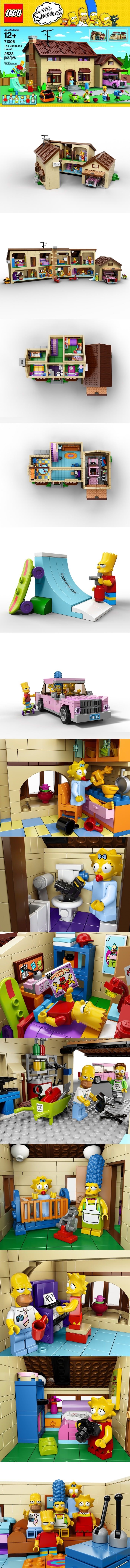 Simpsons Lego Set