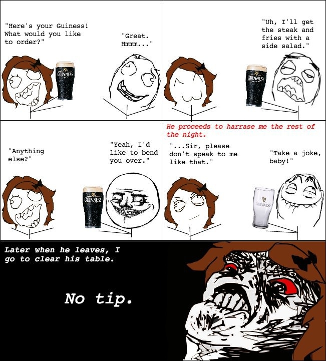 Working at a pub