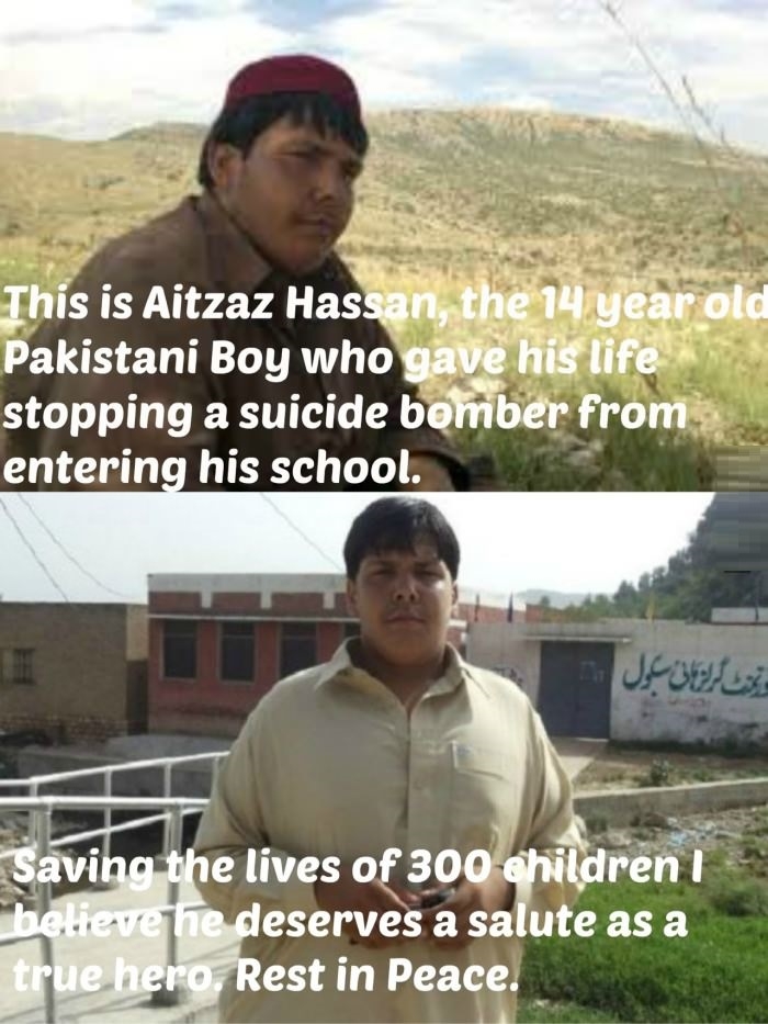 Real bravery. A real hero.