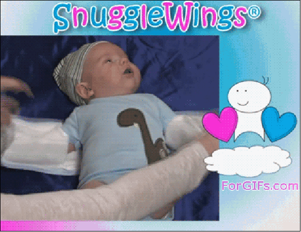 Tiny baby straight jacket
