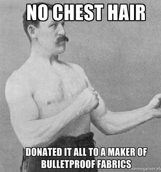 Overly manly man