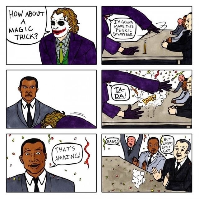 How about a magic trick?