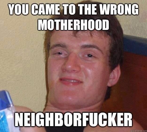 Wrong neighbourhood