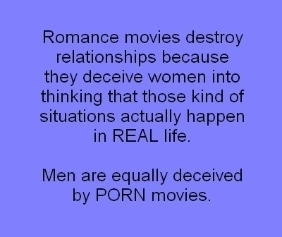 We are deceived by movies