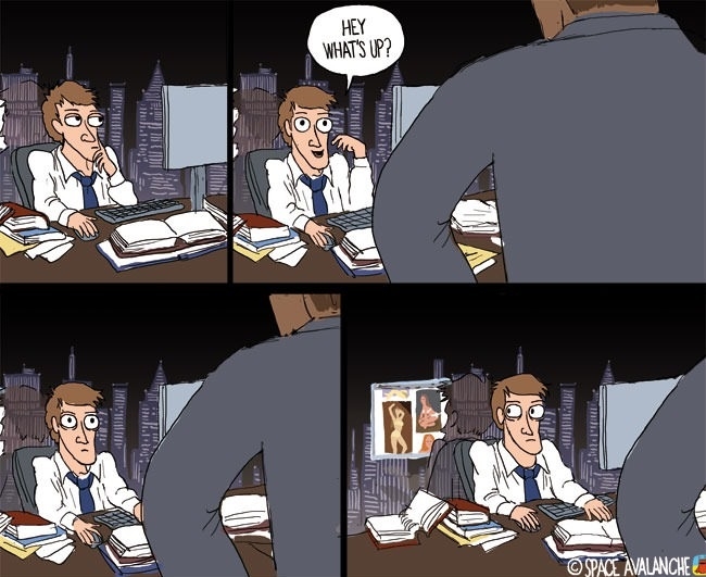 Working late
