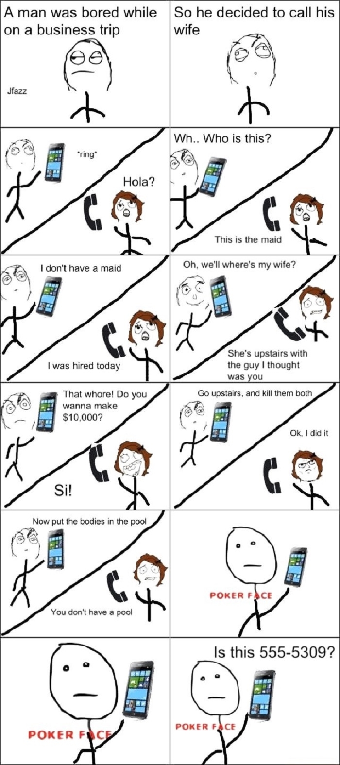 Wrong number
