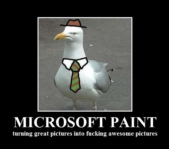 I love Microsoft Paint