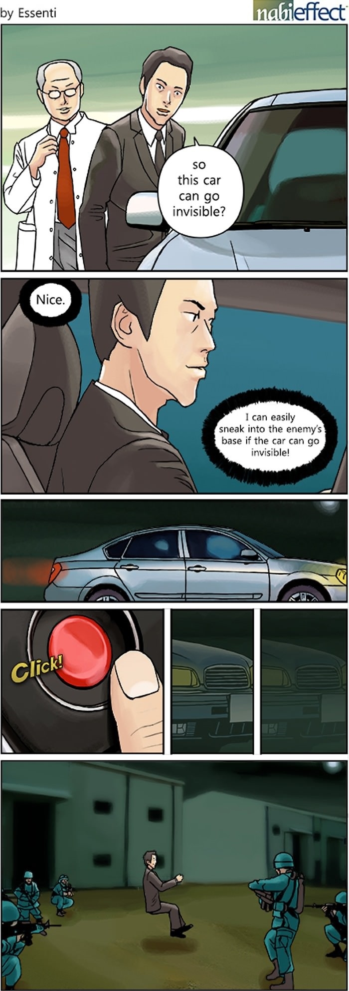Invisible car