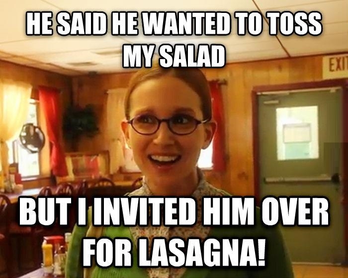 He seems hungry!