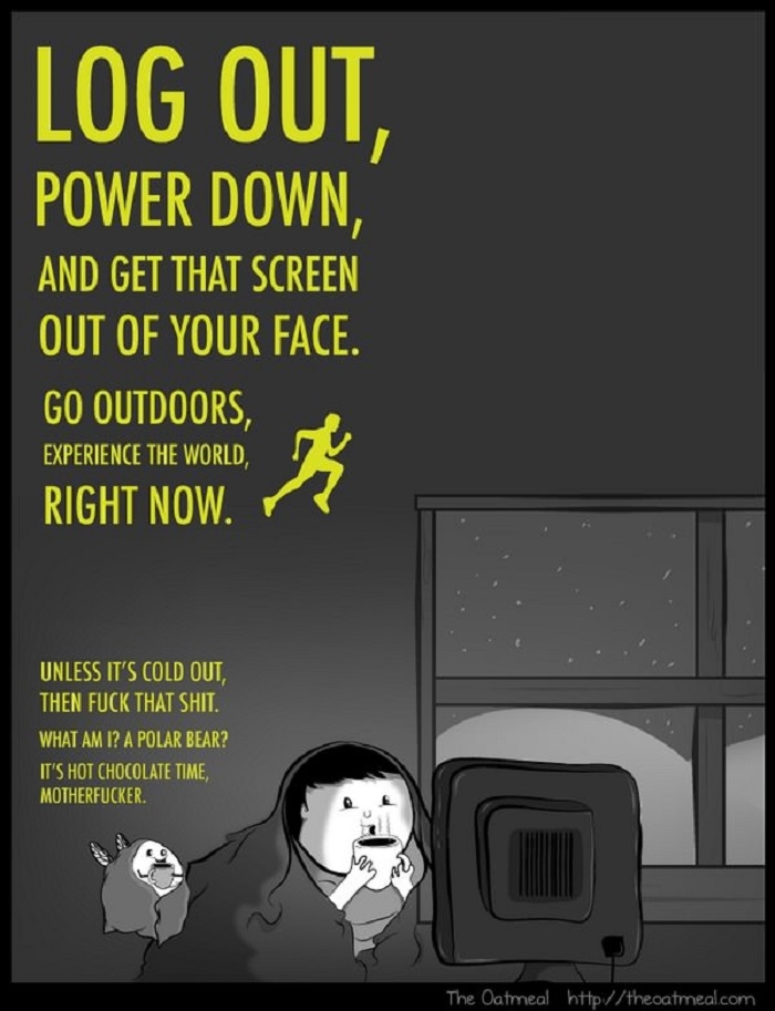Log out, power down