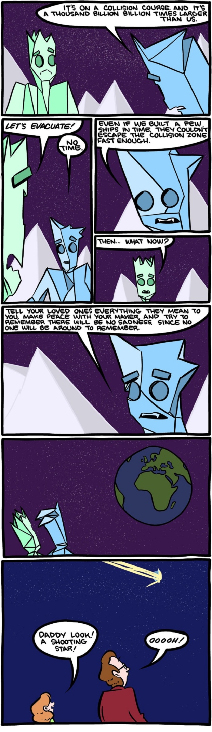 Look! A shooting star!