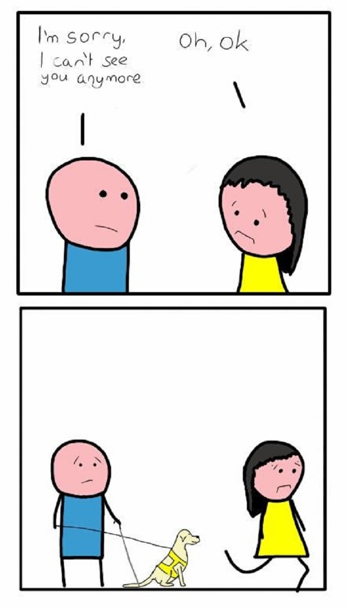 I can't see you anymore