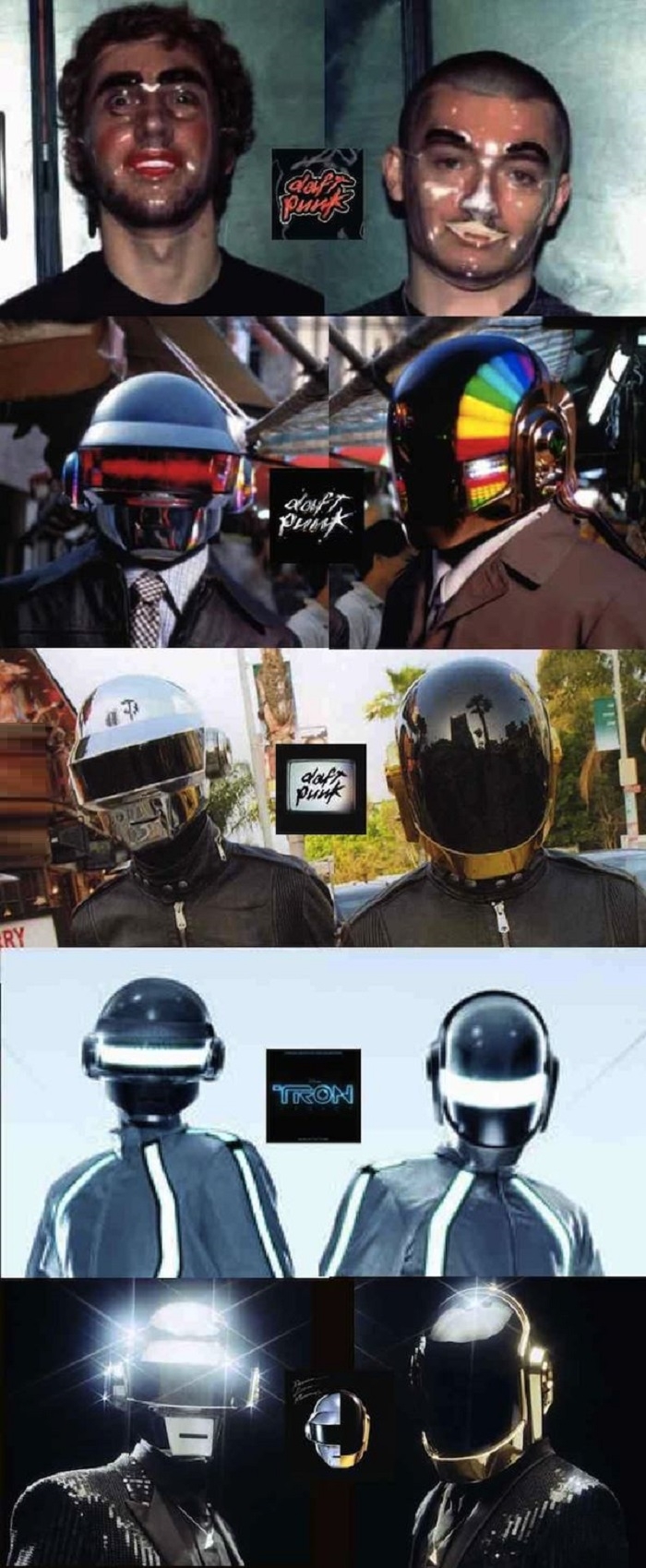 Daft Punk helmets