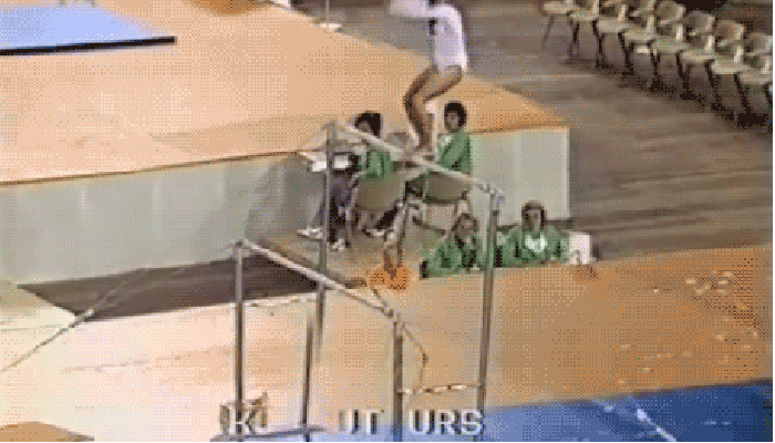 The Korbut flip