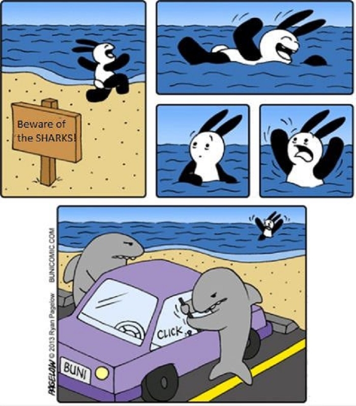 Beware of sharks
