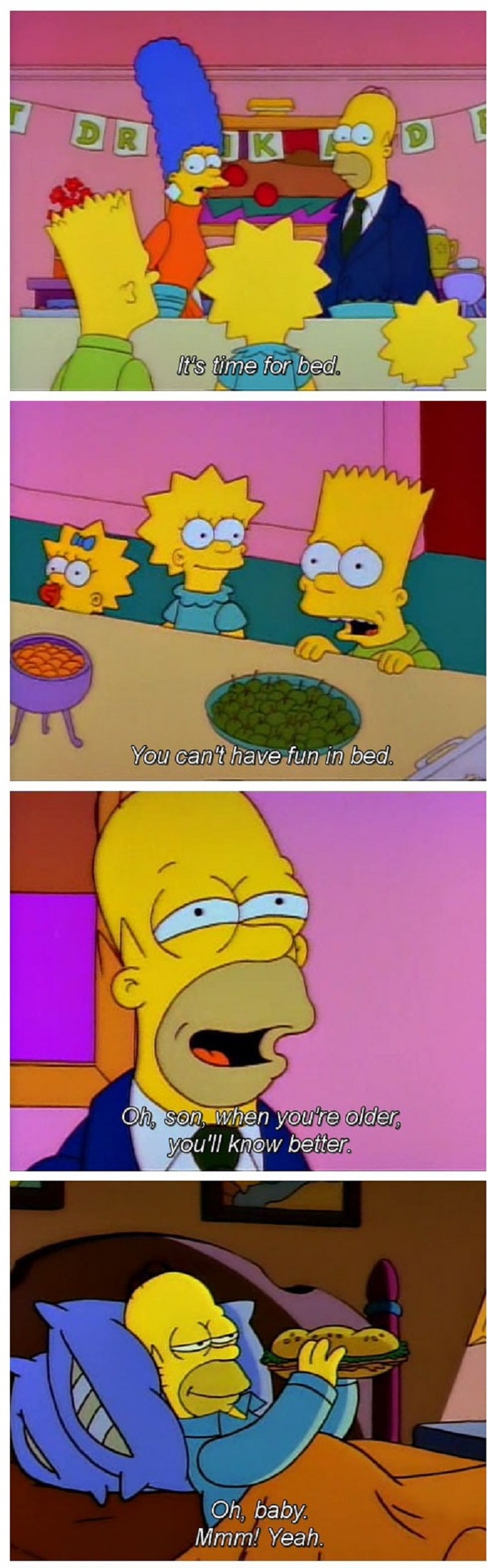 You can't have fun in bed