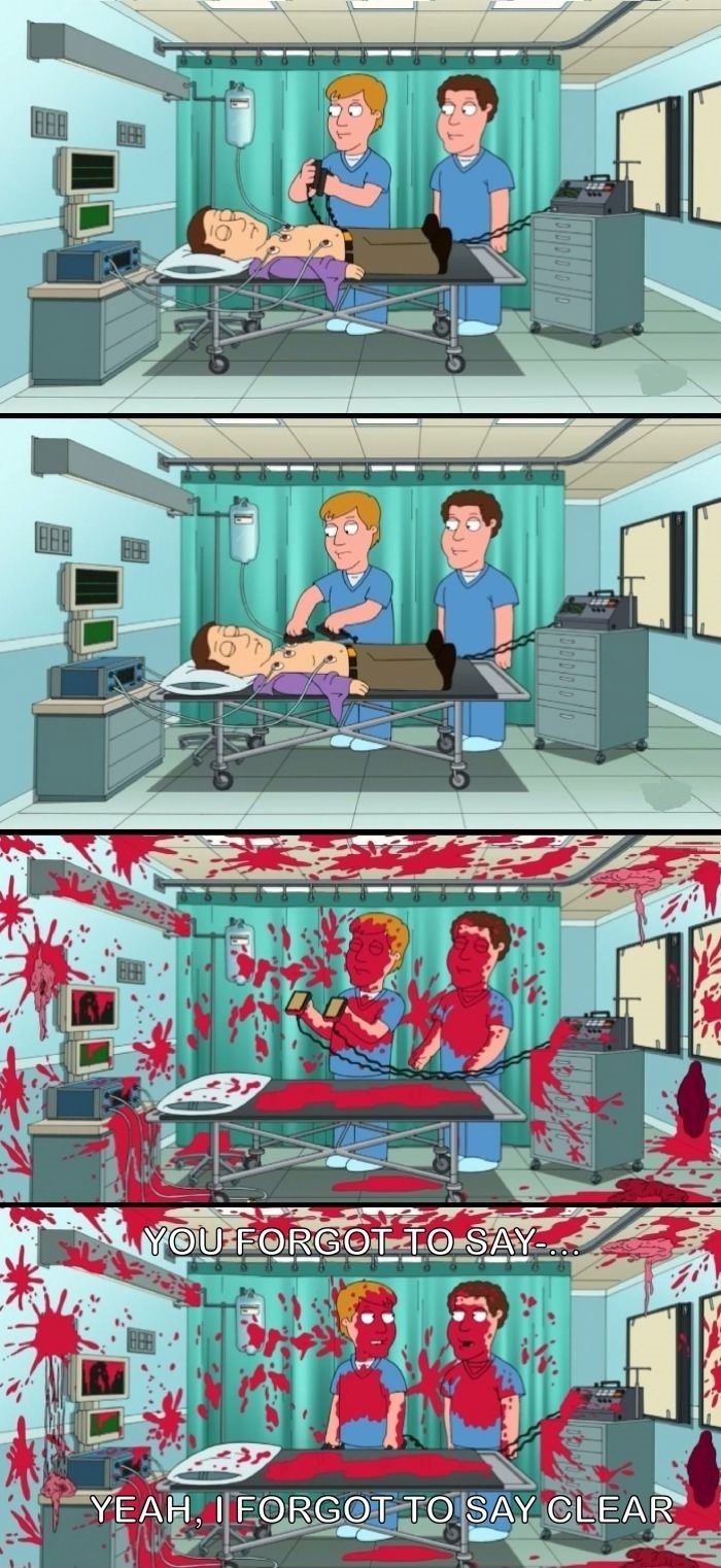 You forgot to say clear