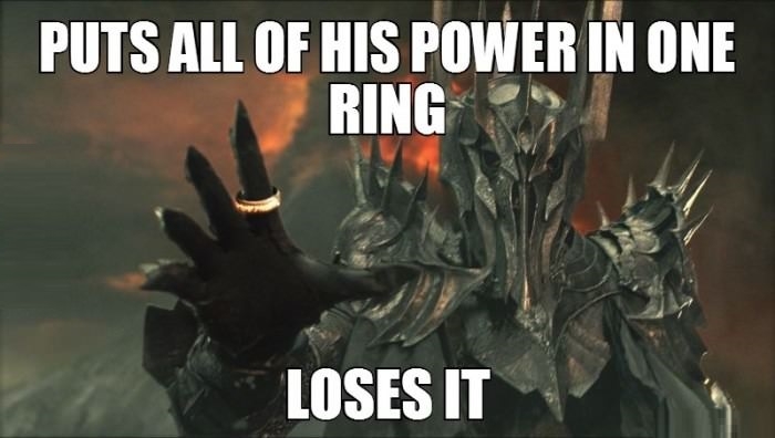 Bad Luck Sauron