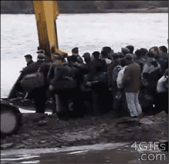 Crossing a river in style