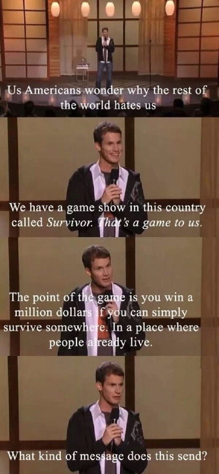 He's got a point though